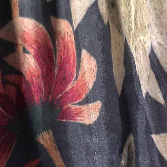 Johnny Was  black velvet and 100% silk dress - Picture 10 of 16